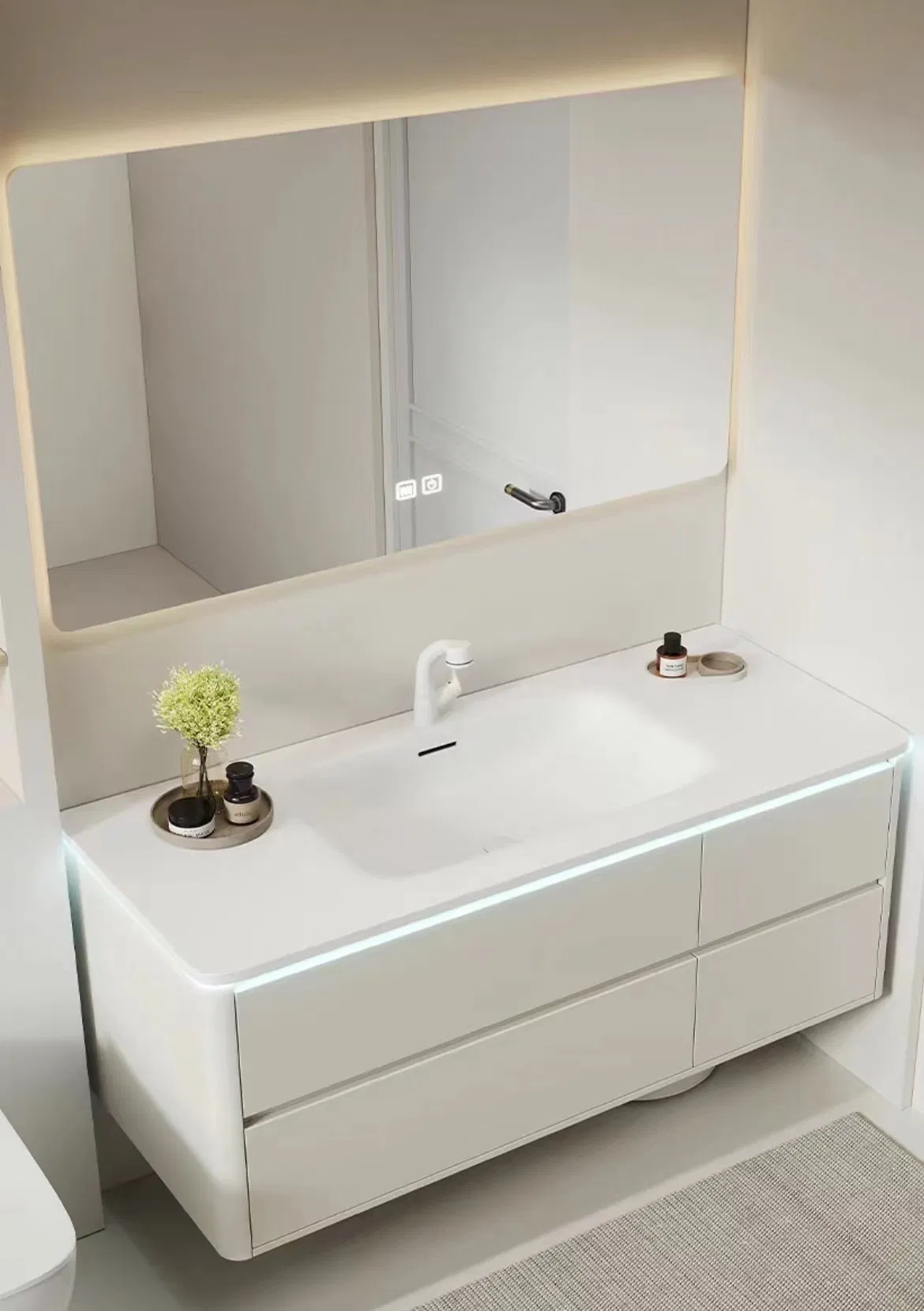 Stylish Low-Cost Acrylic Bathroom Sink for Modern Interiors