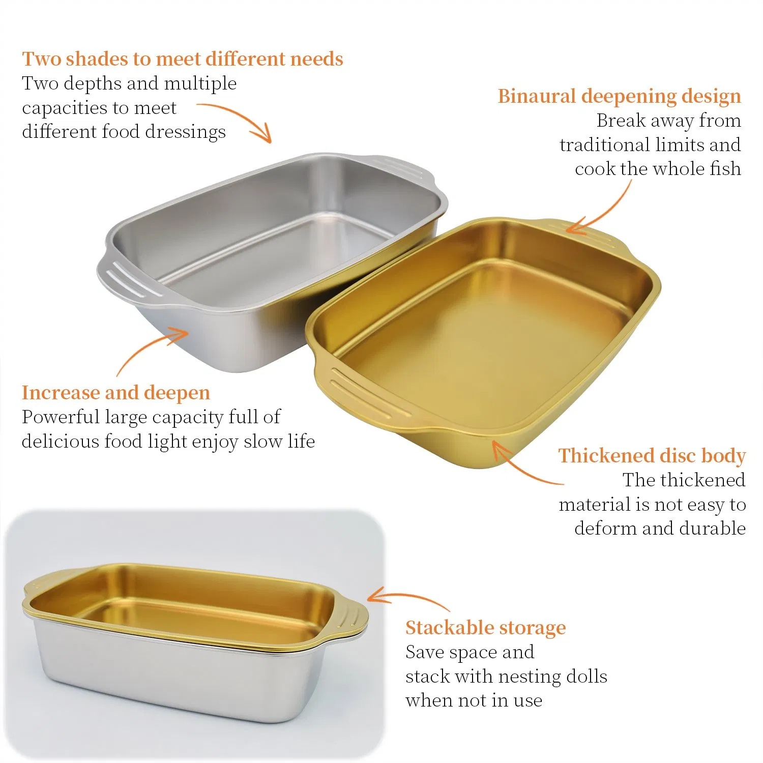 Korean Flat Bottom Deep Reverse Edge Fish Grilling Plate