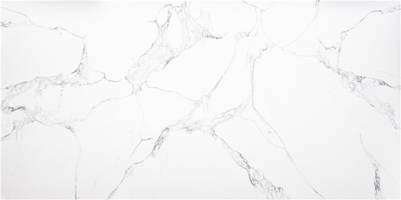 SF-1002 Artificial Engineered calacatta Quartz Slabs for Floor Wall Countertop  table bench bothroom
