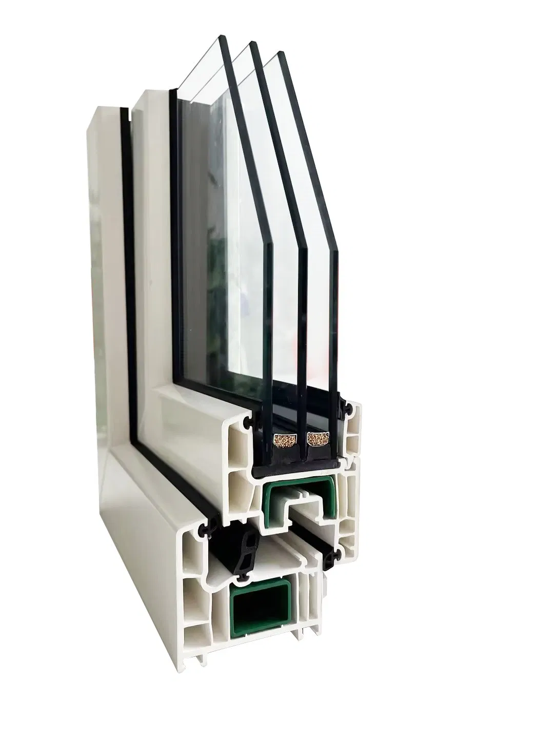 Customized Modern Design Double Glazing UPVC/PVC Window