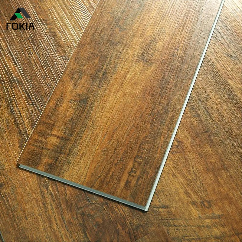 Vinyl Floor Plank Tiles Interlock Spc Flooring Click Sheet for Indoor Stone Dry Back Vinyl PVC Plastic Flooring