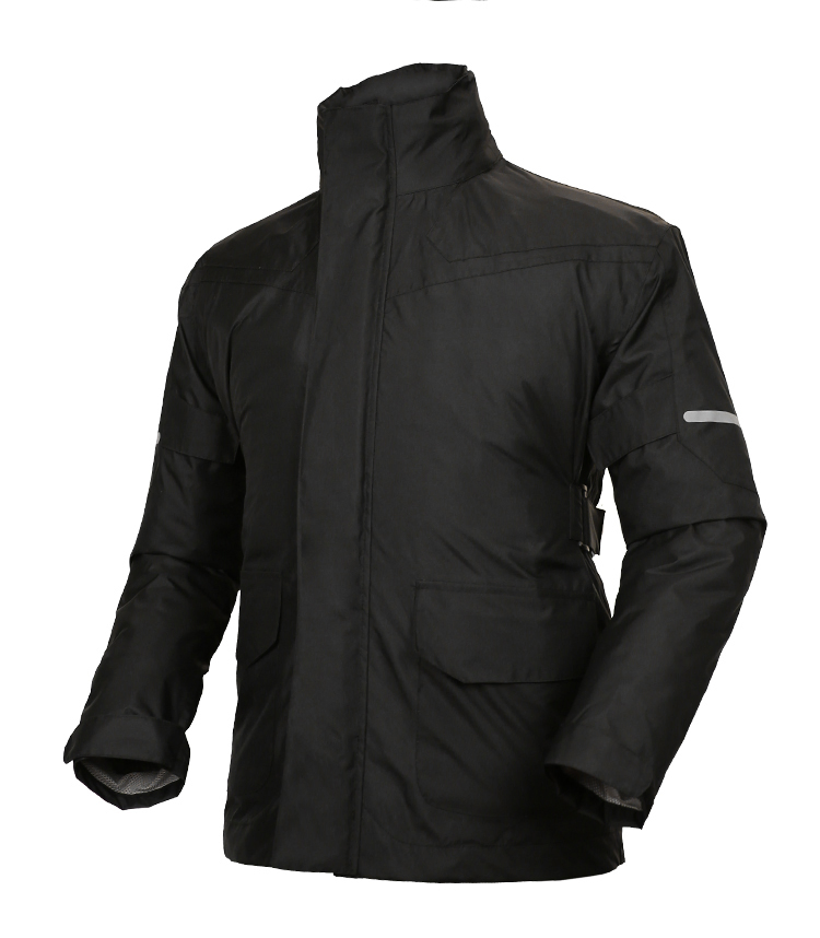 Customized Own Logo Motorcycle Black Raincoat Rainwear Waterproof for Adults