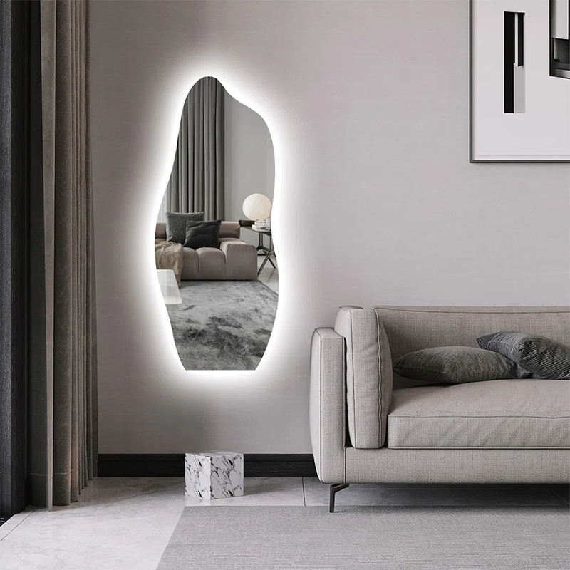 Elegant Backlit Full Length Mirror for Home Decor