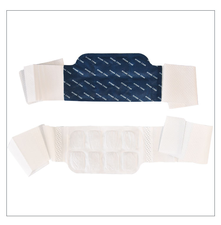 Health Warmer Waist Heat Patch Non Woven Adhesive Waist Period Cramp Relief Patch