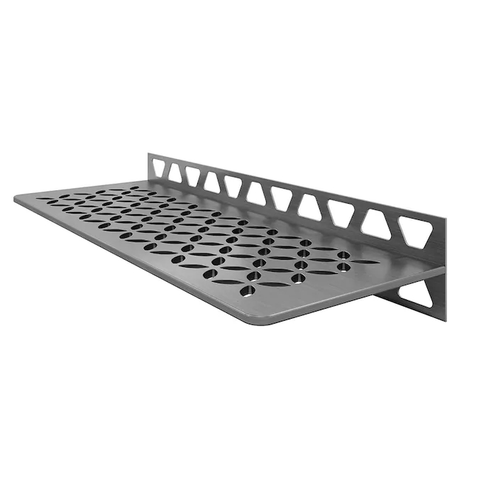 High Quality Custom Products Brushed Stainless Steel Corner Shower Shelf