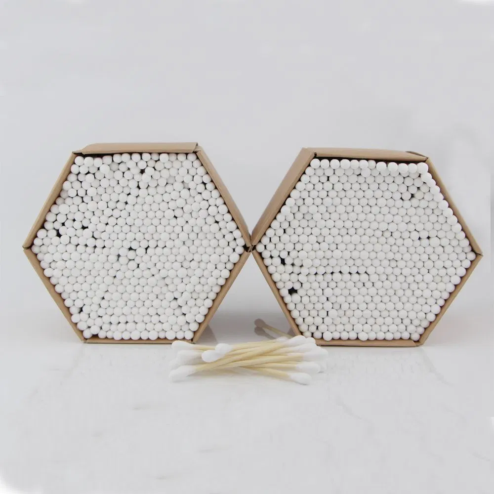 Premium Eco Friendly Bamboo Cotton Buds Biodegradable Zero Waste Organic Cotton Swabs