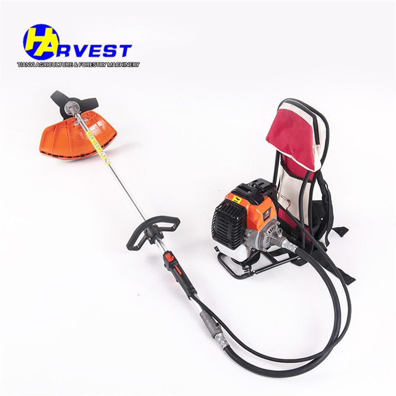 Hot 52cc Backpack Gasoline Grass Trimmer Garden Tool Grass Knapsack Gas Brush Cutter