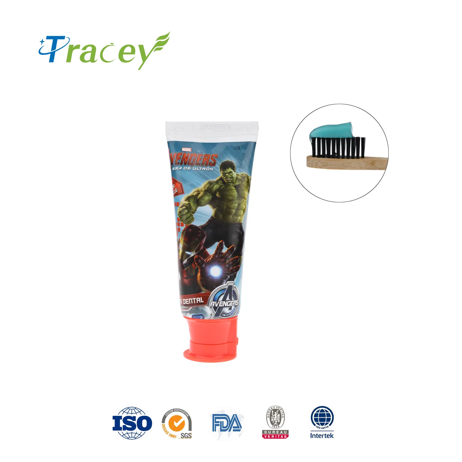 75g Eco Friendly Toothpaste Fruity Strawberry Stain Removal Toothpaste for Kids