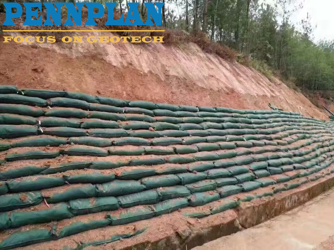 Protection Woven Geotextile Geobag for Basement Reinforcement