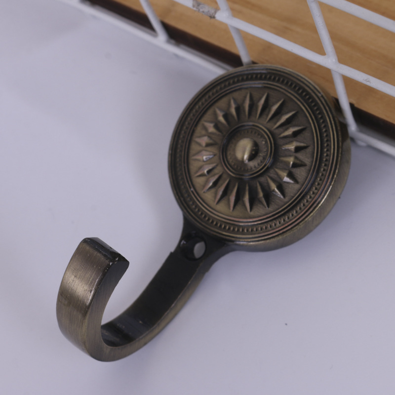 Custom Solar Zinc Alloy Door Window Hooks Curtain Tieback Hooks
