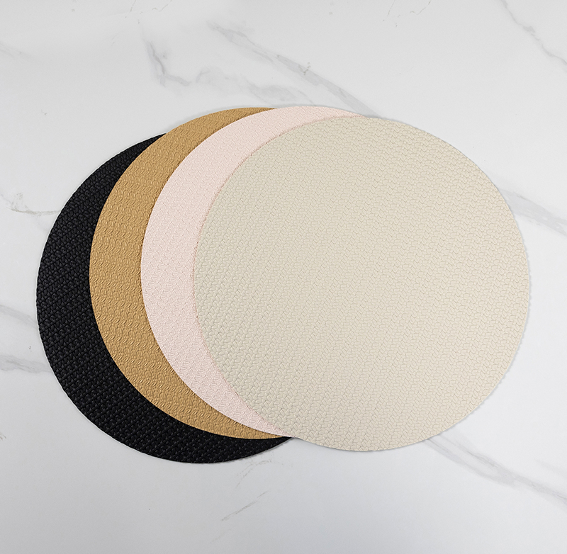 Luxury Waterproof PVC Leather Dining Table Mats for Weddings
