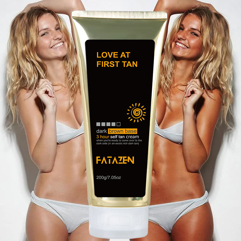 Private Label Beauty Products Vegan Hydrating Instant Dark Tanning Lotion Accelerators Suntan Self Tanner Tanning Cream