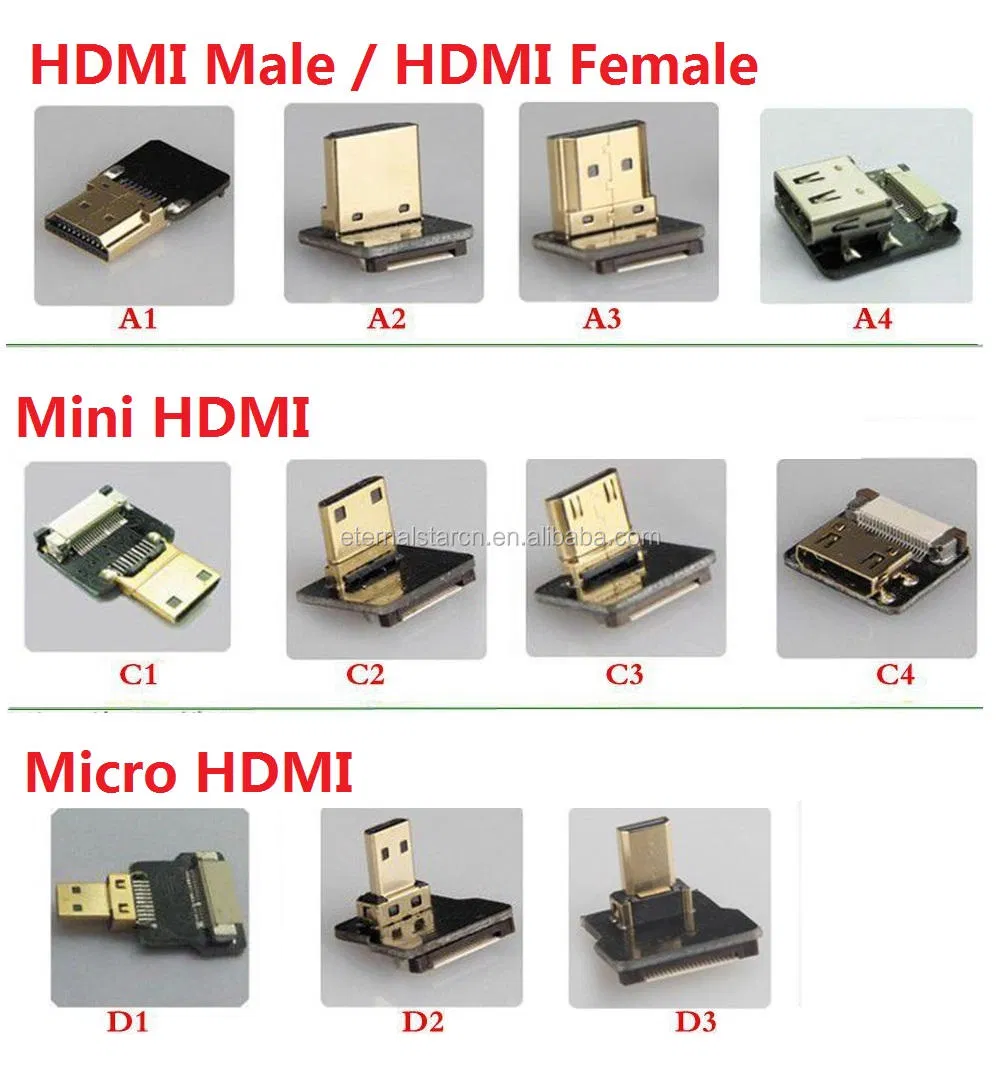 Ультратонкий гибкий микро-HDMI кабель с угловым адаптером 90°