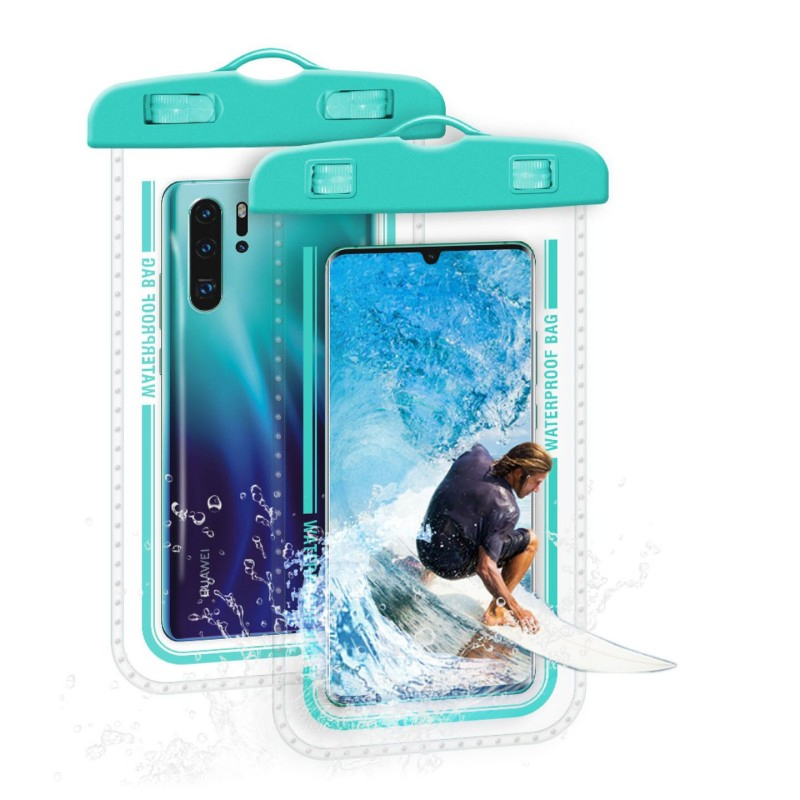 Clear Touch Hot Springs Diving Swimming Fishing PVC Waterproof Bag for Phone