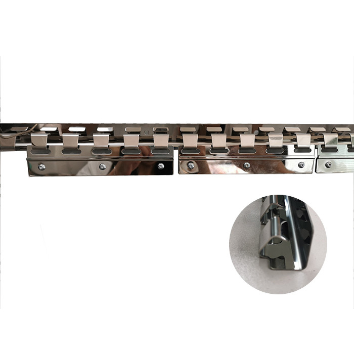 High Quality Stamping Parts Door Hardware Stainless Steel Track for Hanging PVC Strip Curtain