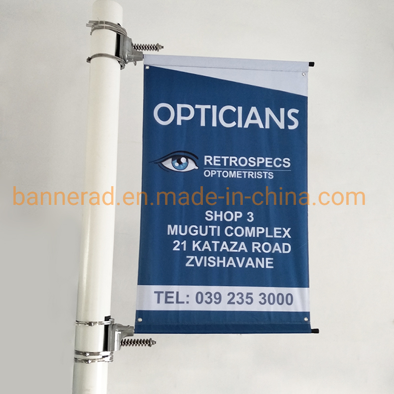 Outdoor Street Light Pole Advertising