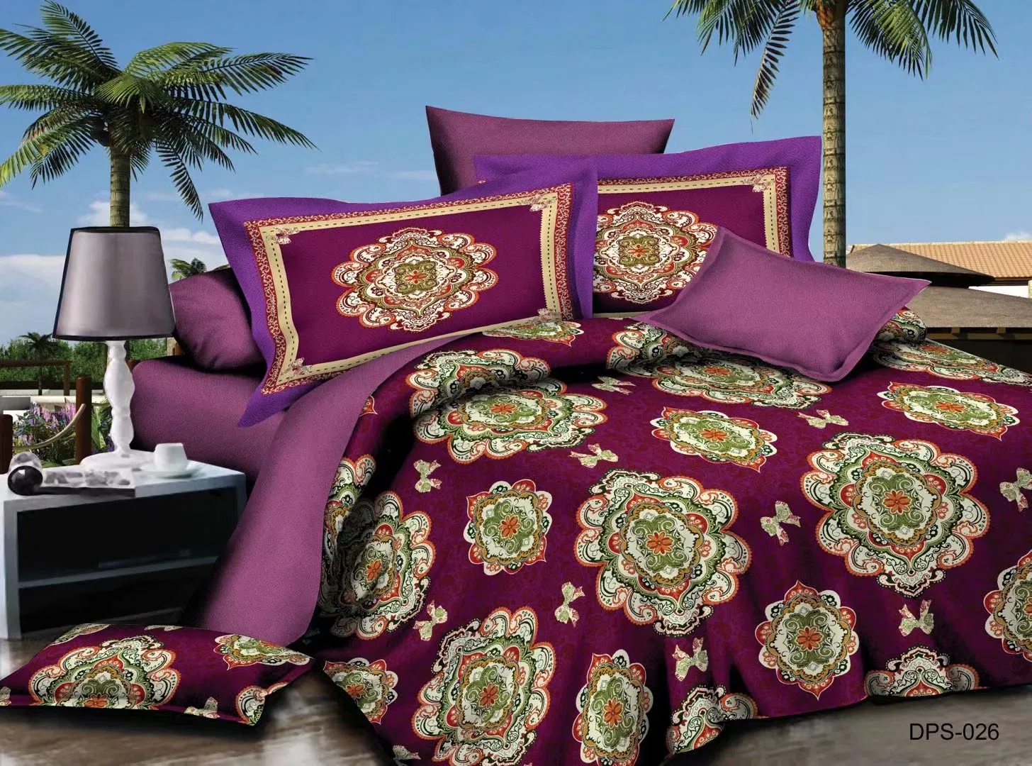 Polyester Microfiber Ultrasonic/ Pinsonic Quilt Bedspread Set