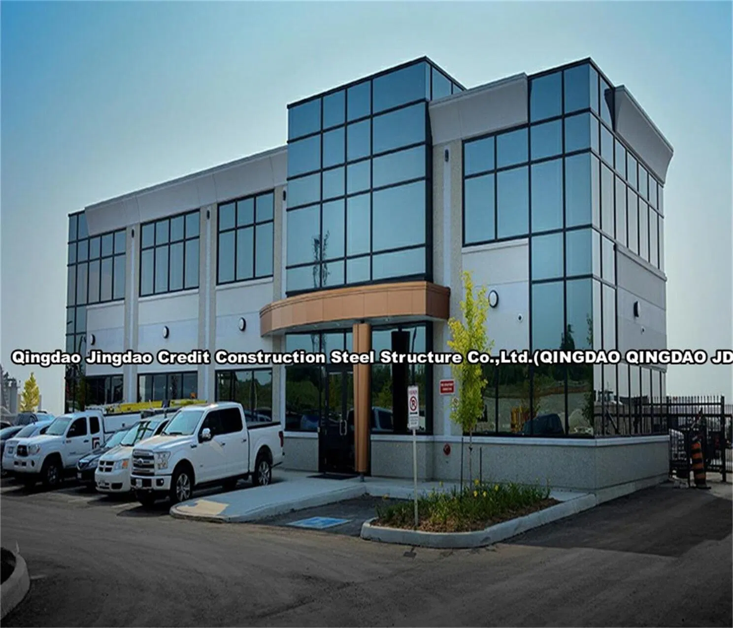 New Design Fabricated Industrial Modular Modern Mobile Prefabricated Prefab Workshop Warehouse Factory Steel Frame Construction Building Glass