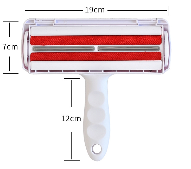 Factory Wholesale Pet Grooming Products Two-Way Reusable Cat Pet Hair Remover Roller Sticker Pet Remover Brush