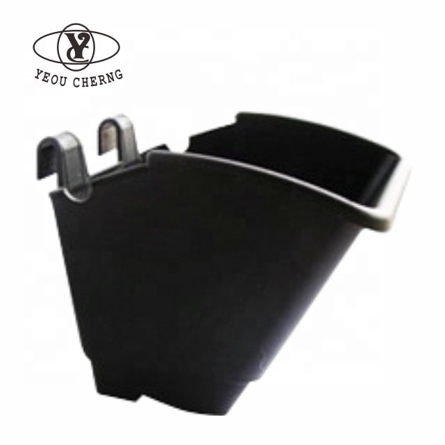 Горшок подвесной вертикальный пластиковый с крючком