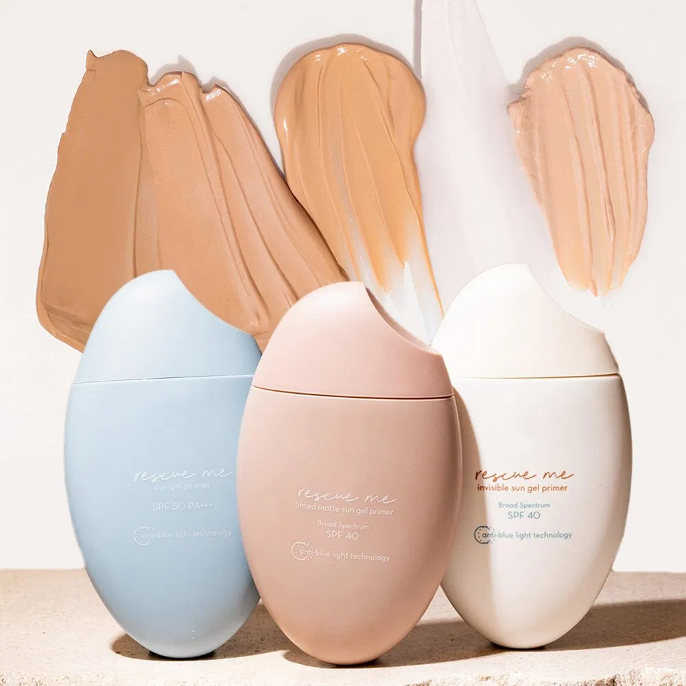 Wholesale SPF 50 Tinted Sunscreen Primer Natural Tinted Foundation Moisturizer Tinted Sun Protection Gel Sunscreen