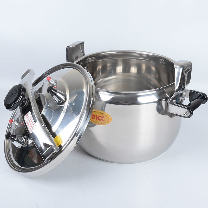 410 Stainless Steel Pressure Cooker, Commercial Good Quality Factory Directly Offering Big Cooker