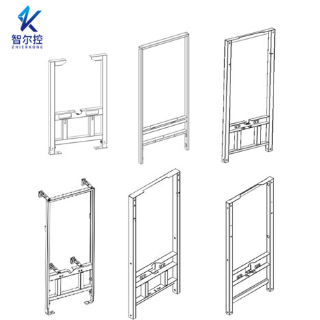 Sanitary Ware Eco-Friendly Concealed Cisterns Iron Frame