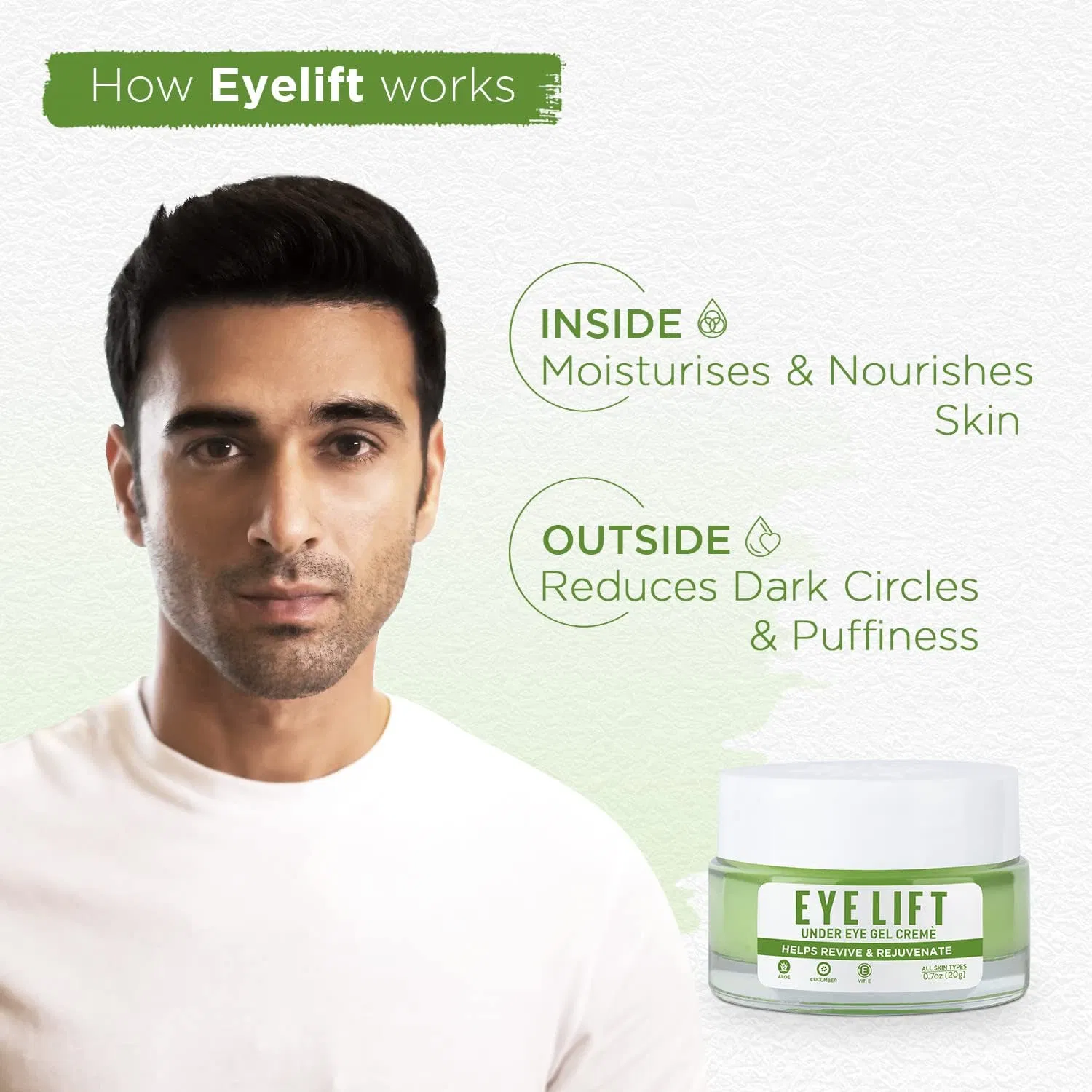 Private Labal All in Eye Cream Natural Organic Anti Aging Under Eye Cream