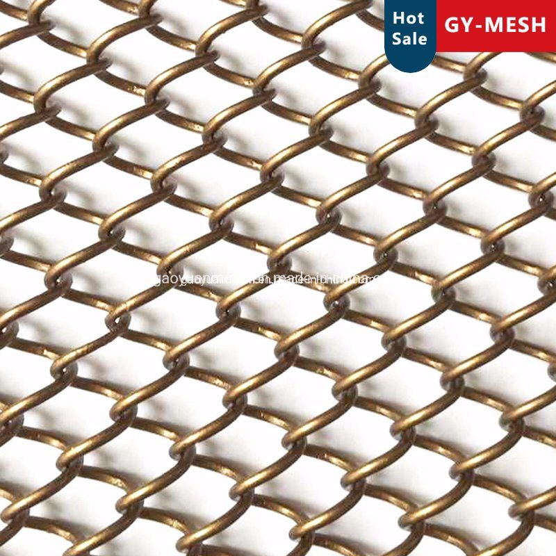 Decorative Wire Mesh/Chain Link Fence/Chain Link Mesh Meta Coil Drapery