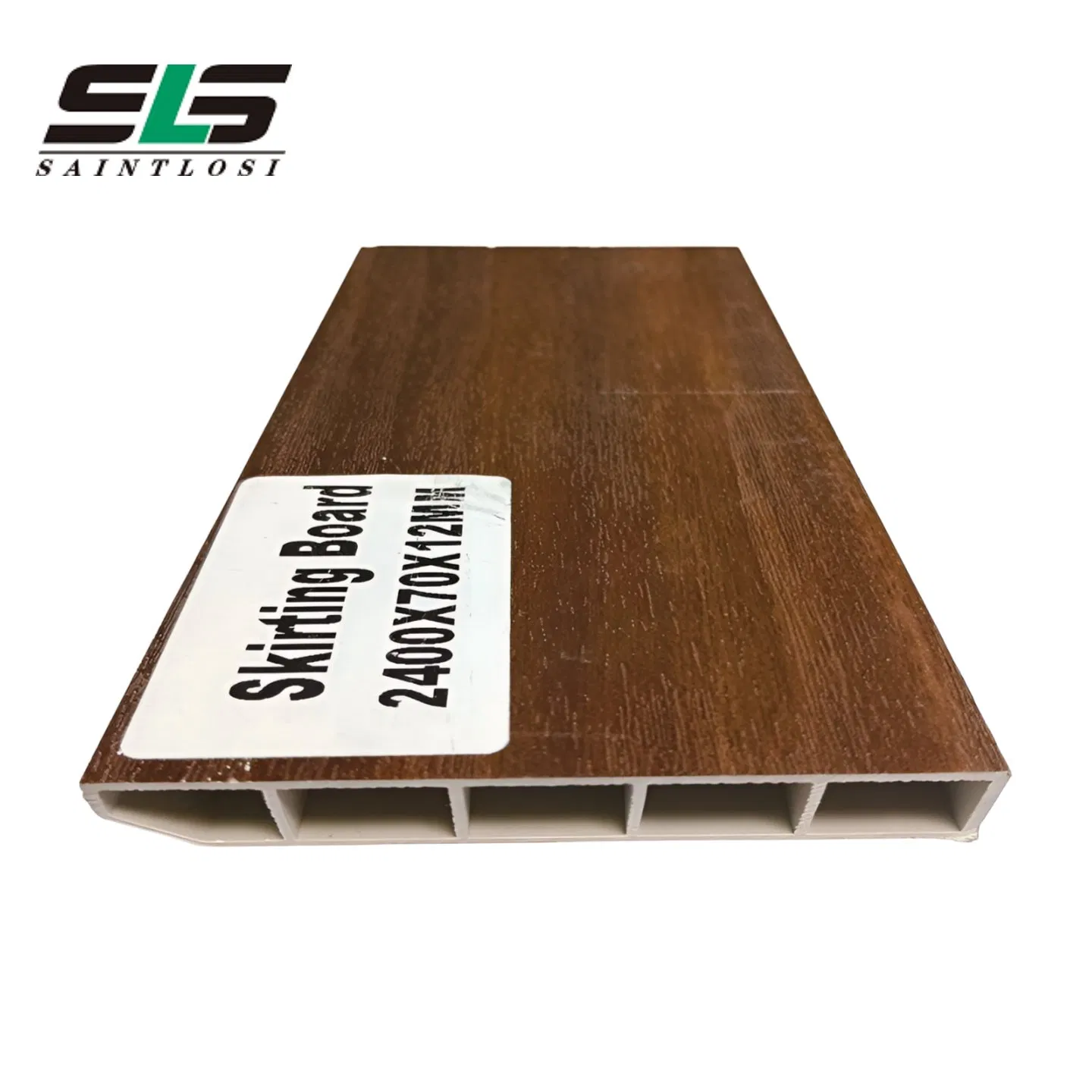 Customizable Spc Floor Skirting Available in Multiple Colors and Sizes