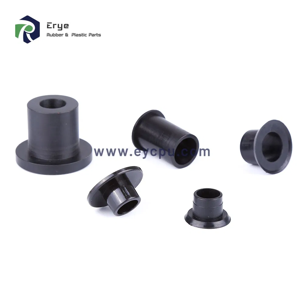 CNC Machining Customized Plastic Bushings Precision Nylon Bearing Sleeve Bush ABS Plastic Flanged Bushing