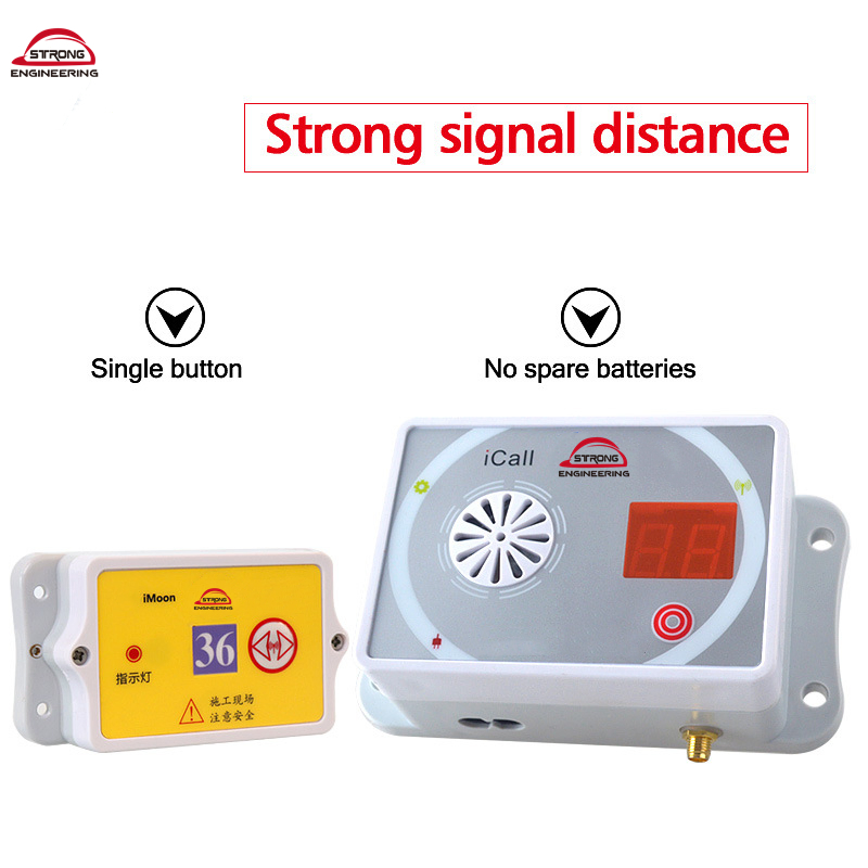 Wireless Calling System Single-Button/Double-Button Pager Waterproof Emergency Call Button