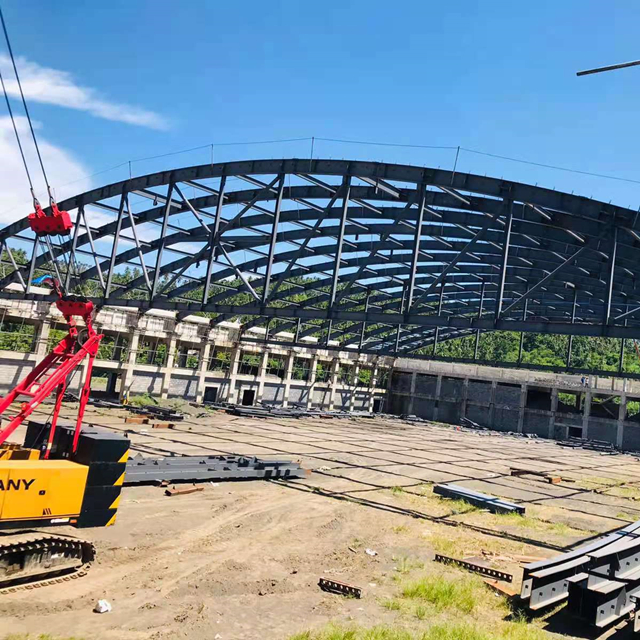 Prefab Galvanized Steel H Beam Structure Metal Plate Frame Warehouse/Workshop/Plant/Hangar/Garage/Shed Building Factory of Fabrication