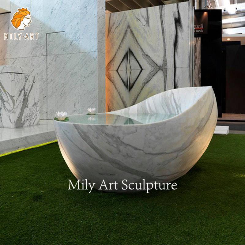 Мраморная ванна с гидромассажем