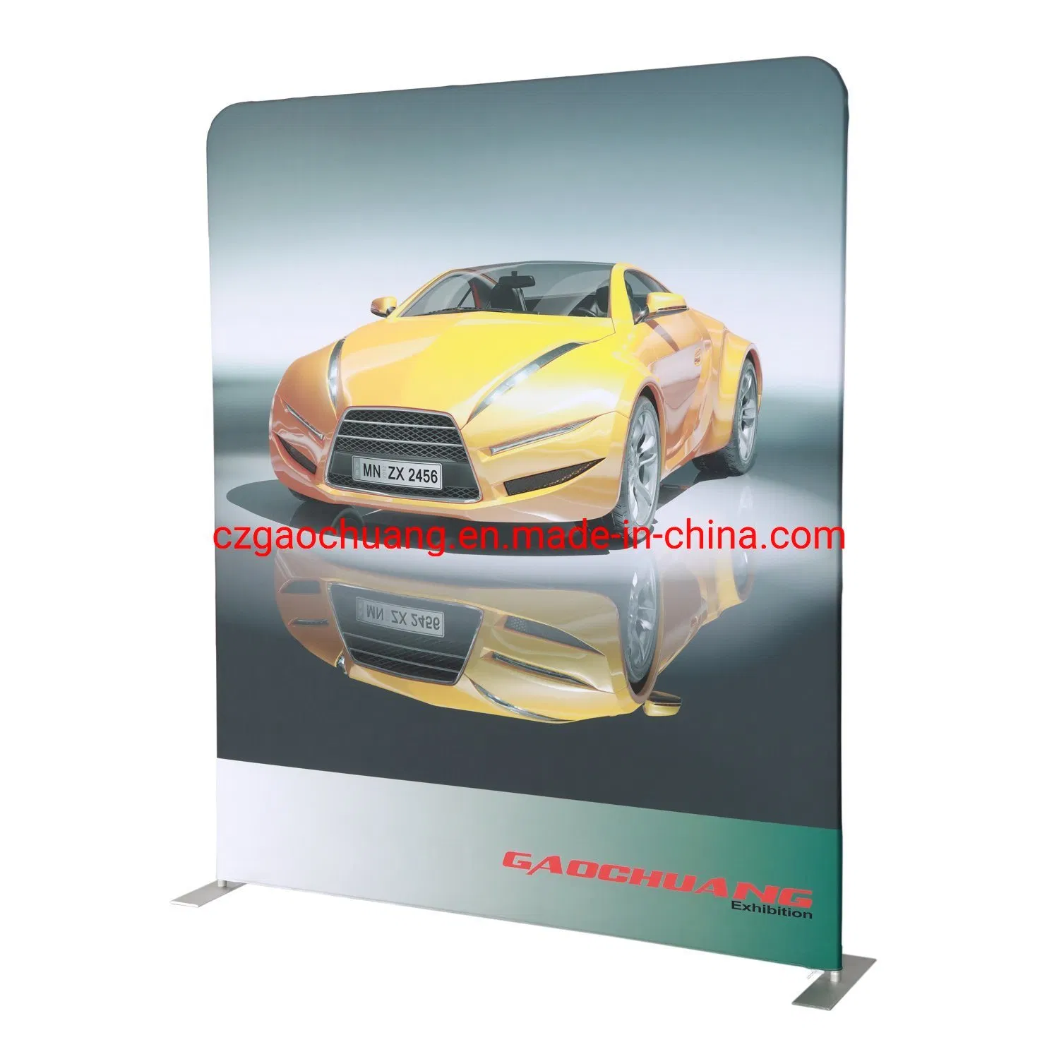 20ft Straight EZ Tube Tension Fabric Banner Exhibition Display Stand