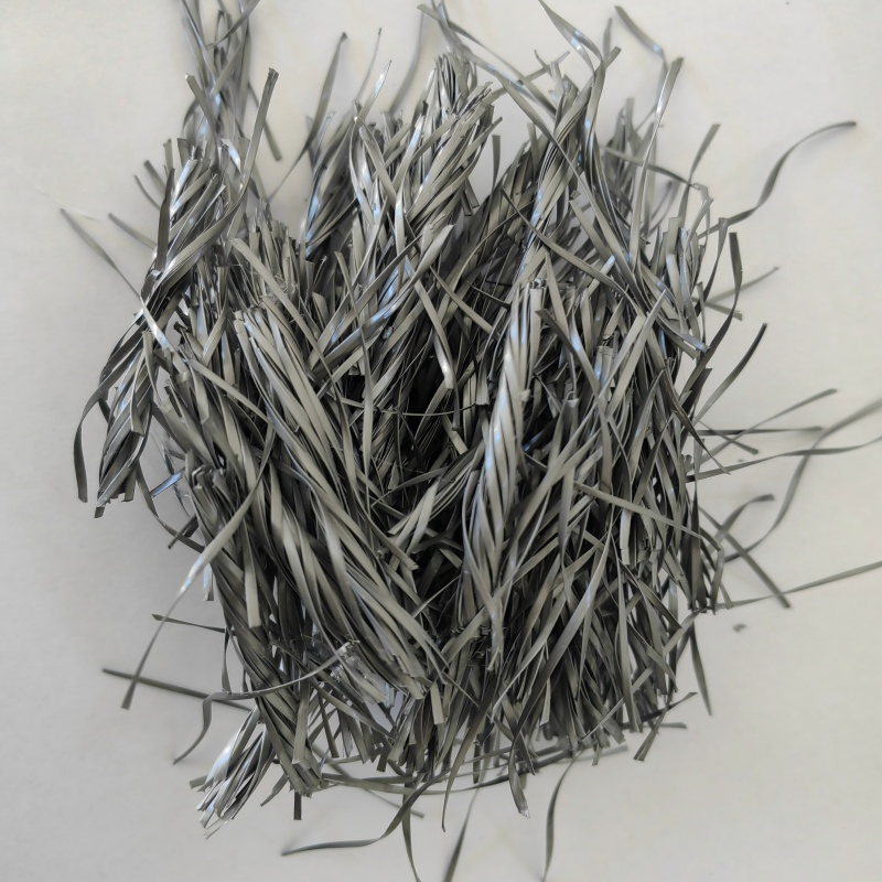 Polypropylene Twisted Fiber PP Fiber Marco Fiber High Breaking Force Polypropylene Twisted Fiber to Enhance The Crack Resistance of Cement Concrete