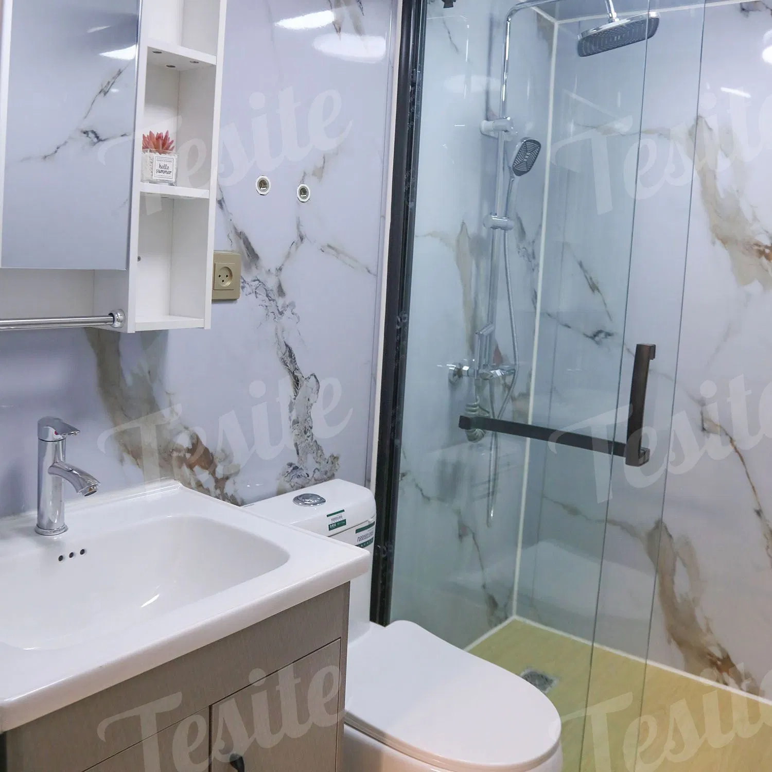 Economical Bathroom Simple Shower Room