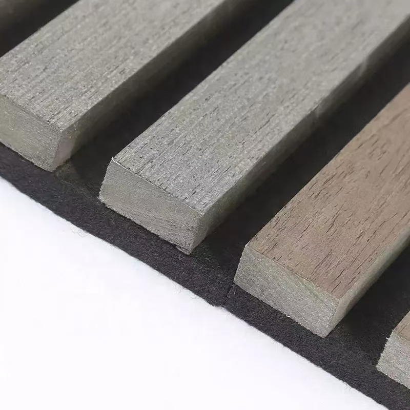 Timber Acoustic Panels Decorative Interior Akupanel Polyester Soundproof Panel Grille Panel Home Sound Absorbing Wall Panel Decoration Material