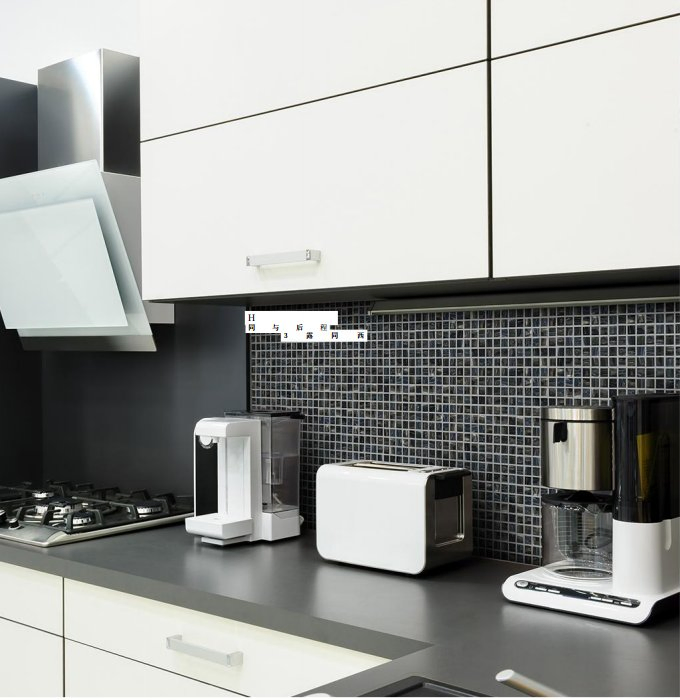 Foshan Factory Building Material Hotel Indoor Wall Decoration Square Black Glass Mosaic