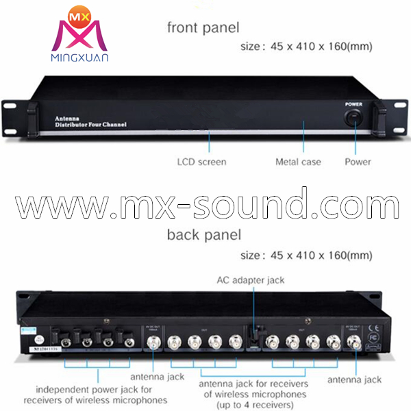 Hot Sale Stage Wireless Microphone Antenna Amplifier