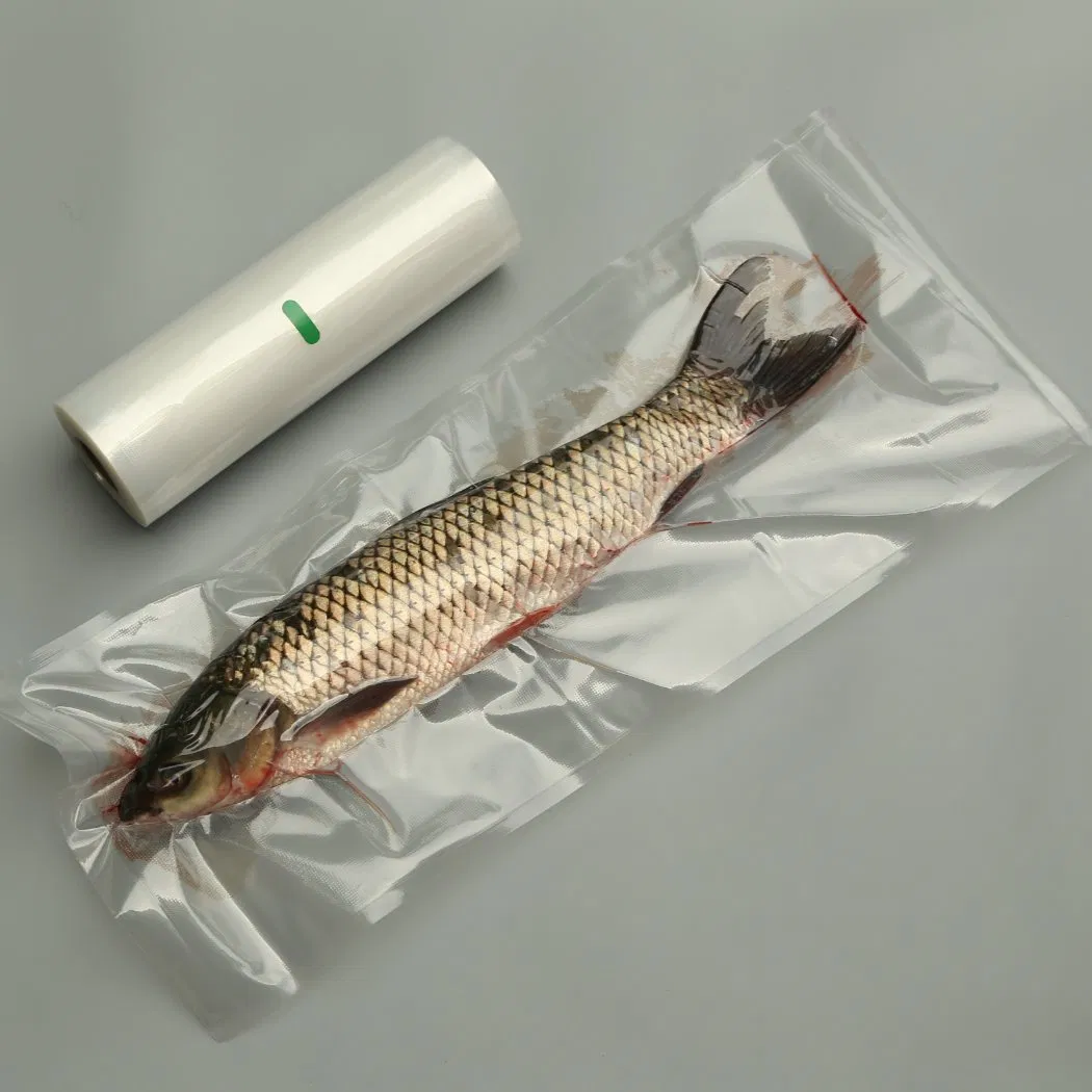 Embossed Vacuum Rolls 28*1500cm Barrier Food Grade Vacuum Bag for Fresh Vegetables, Nuts Storage, Food Packaging, Vacuum Pouches, Plastic Food Bag, Sous