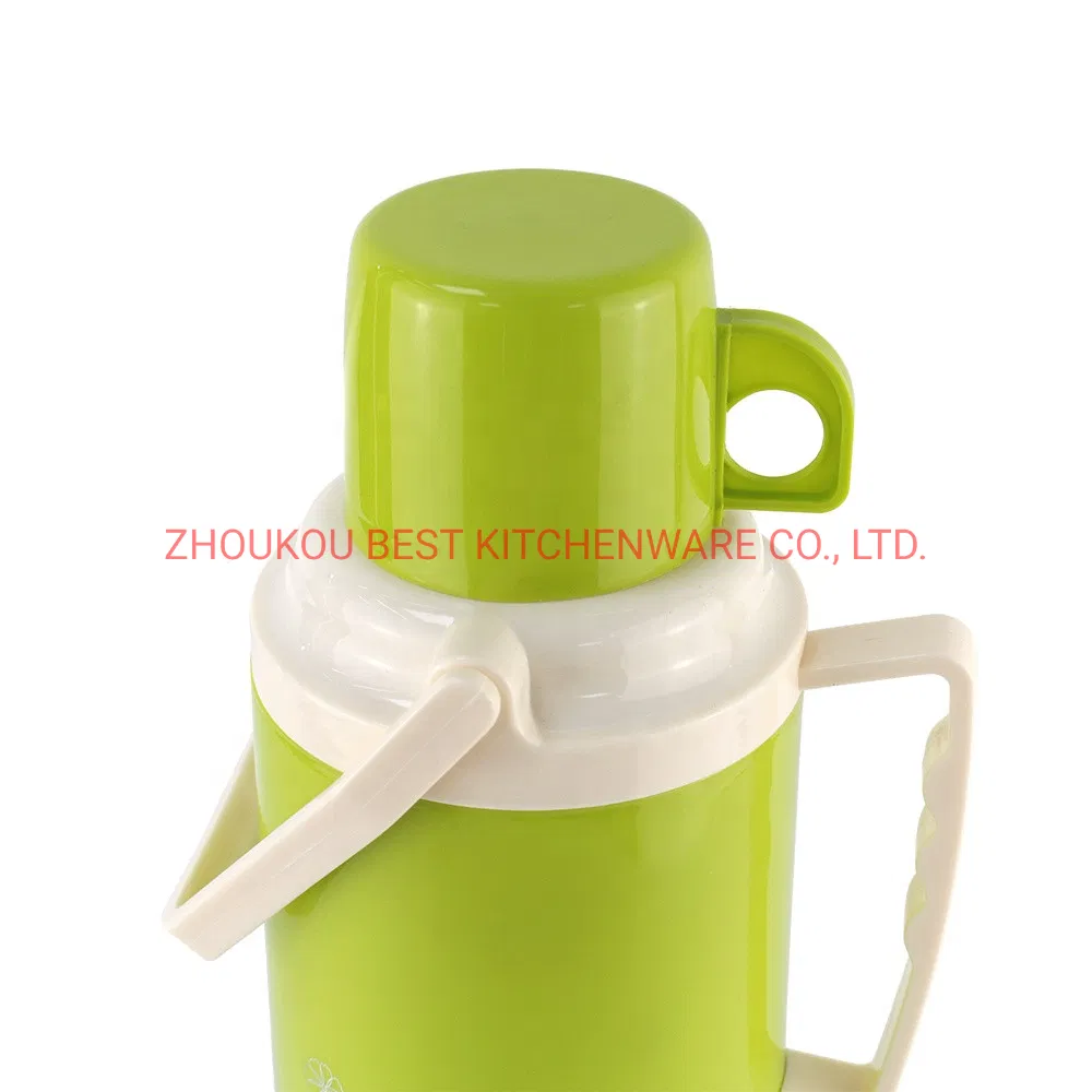 Top Selling 2 Liter Thermal Hot Water Tea Plastic Flask with Glass Liner
