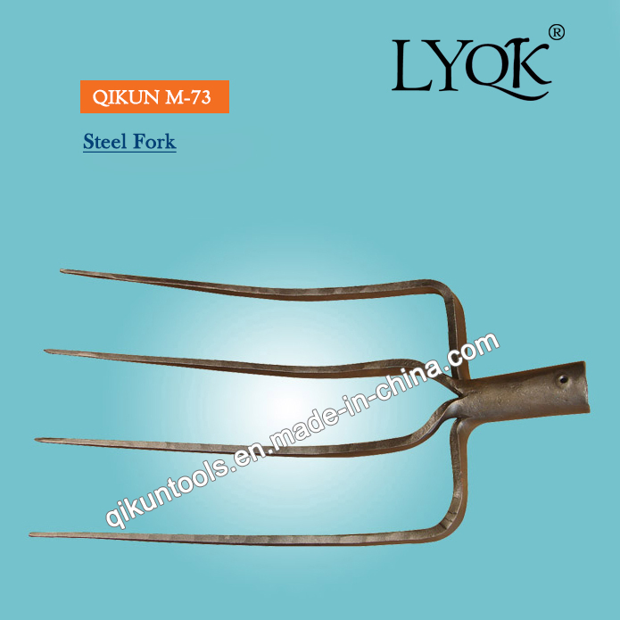 M-68 Garden Rake with Manual Drop Forged Steel and Sharpened End