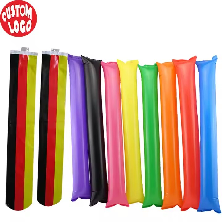 Custom Design Thunder Sticks Cheering 10X60cm Inflatable Stick