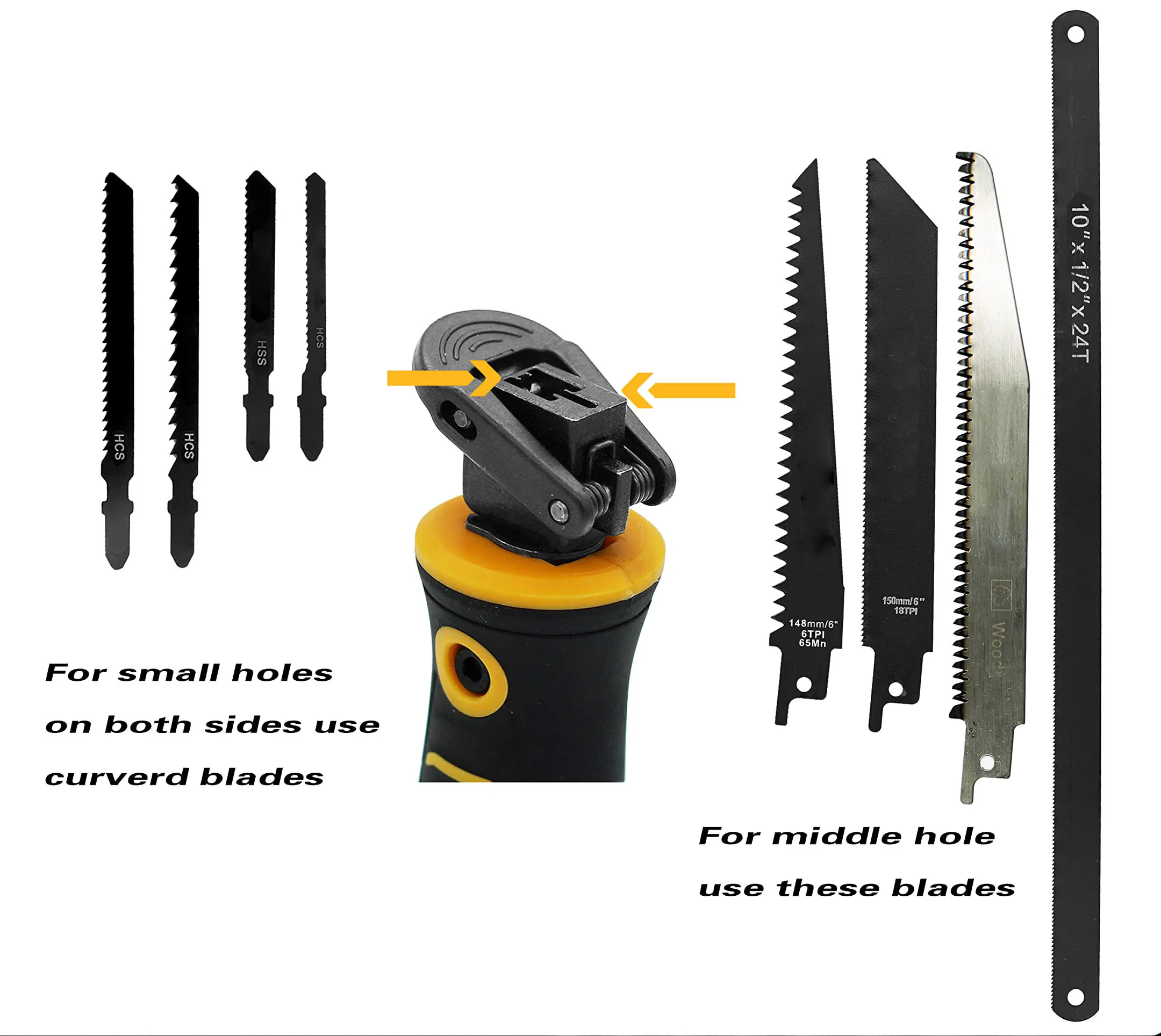 8-in-1 Hand Saw Hacksaw