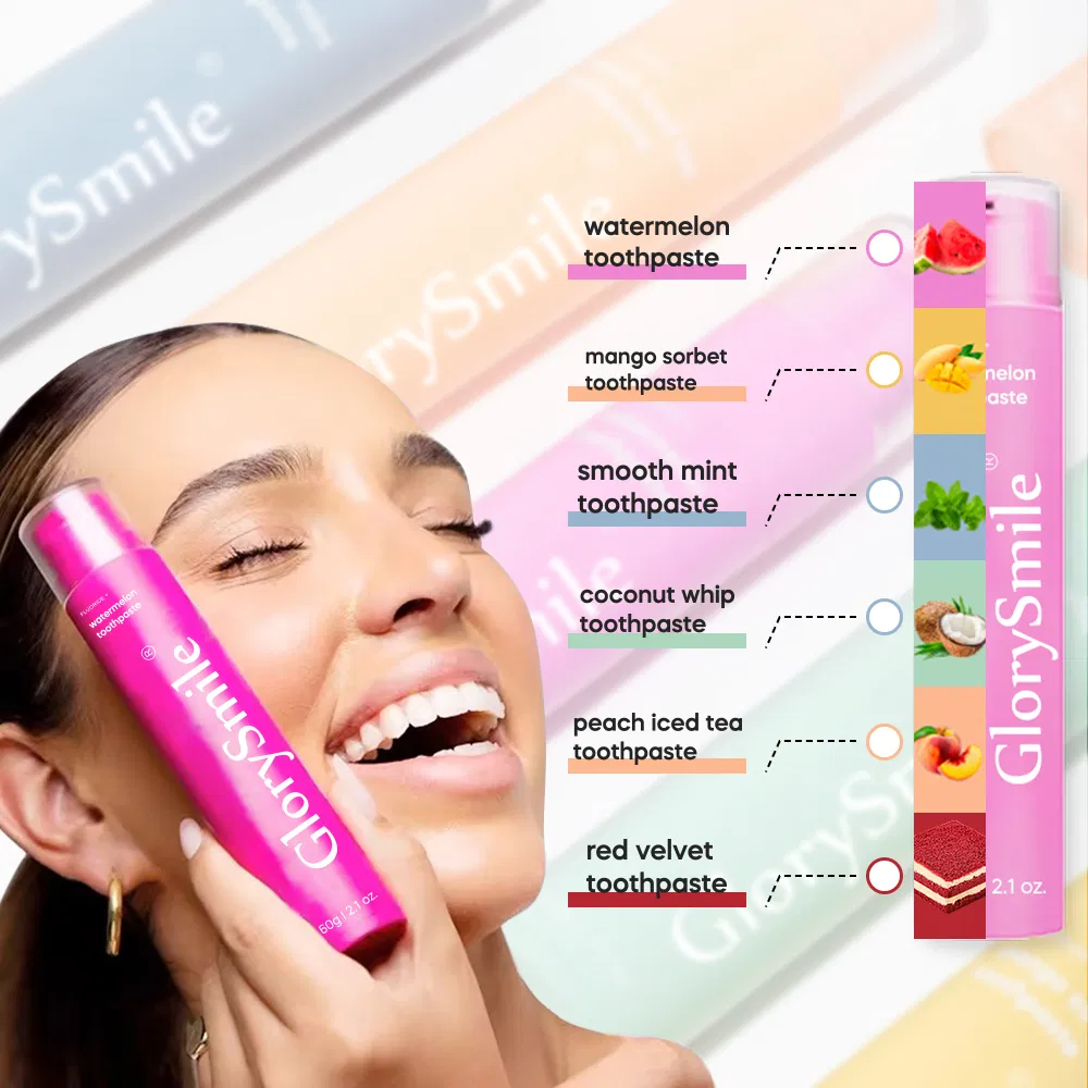 OEM Coconut Whip Fruit Flavor Toothpaste Teeth Whitening Toothpaste 60g