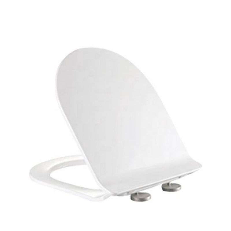 Wholesale Slow-Close Ergonomic Plastic Flushable Toilet Seat for Bathroom