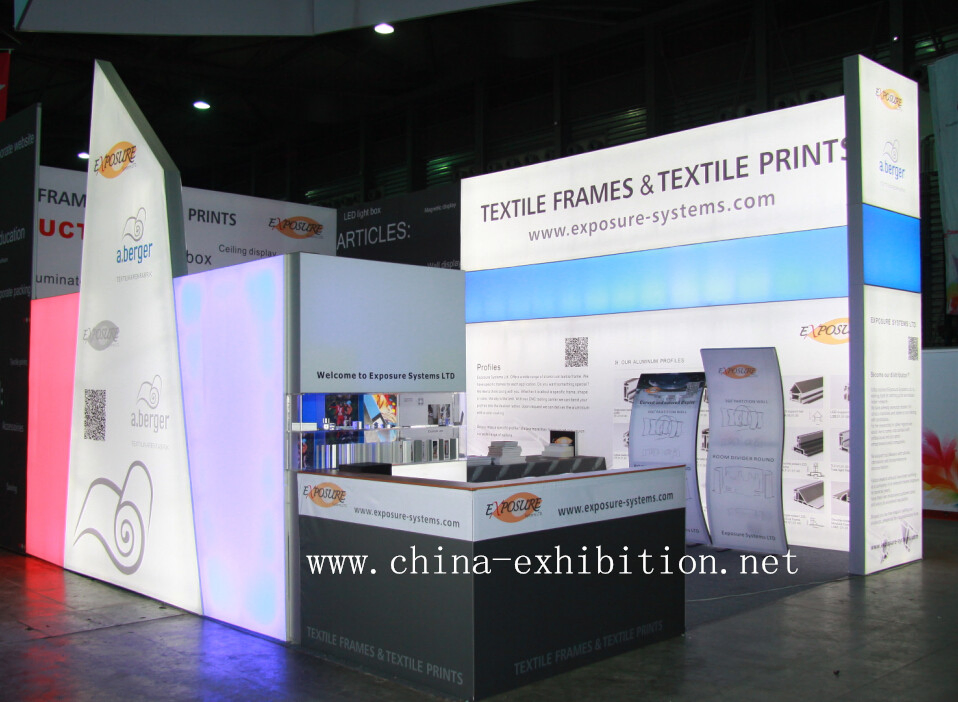 Versatile Aluminum LED Trade Show Booth Display Solution