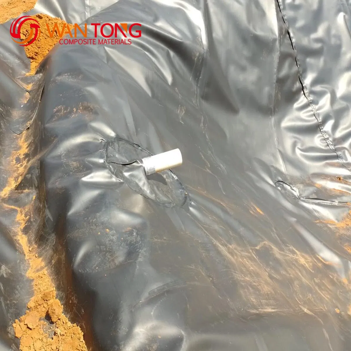 0.75mm 0.4mm PVC Geomembrane for Landfill Dam Liner 100% Virgin Material