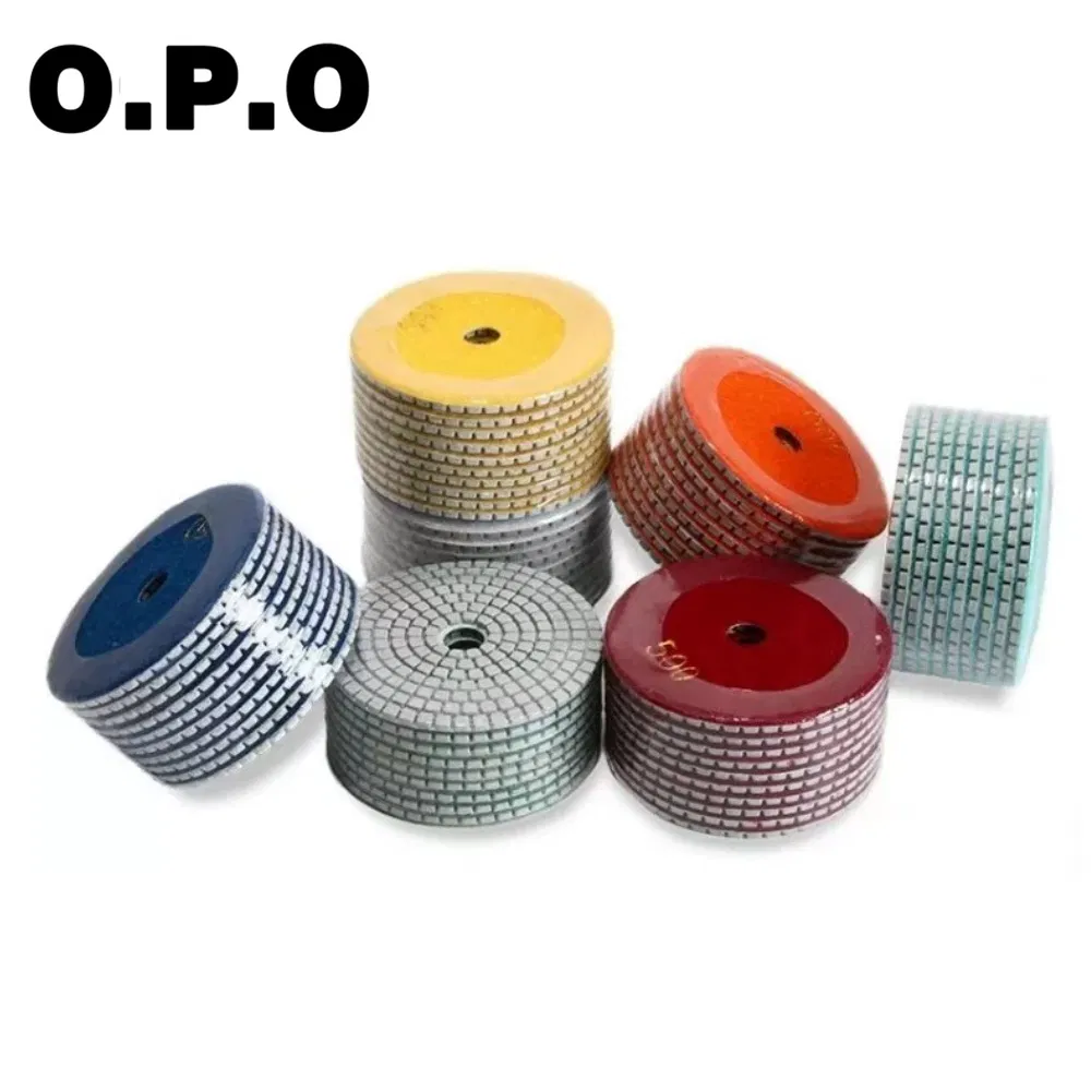 Алмазные полировальные круги 100 мм для болгарки, 8 дюймов